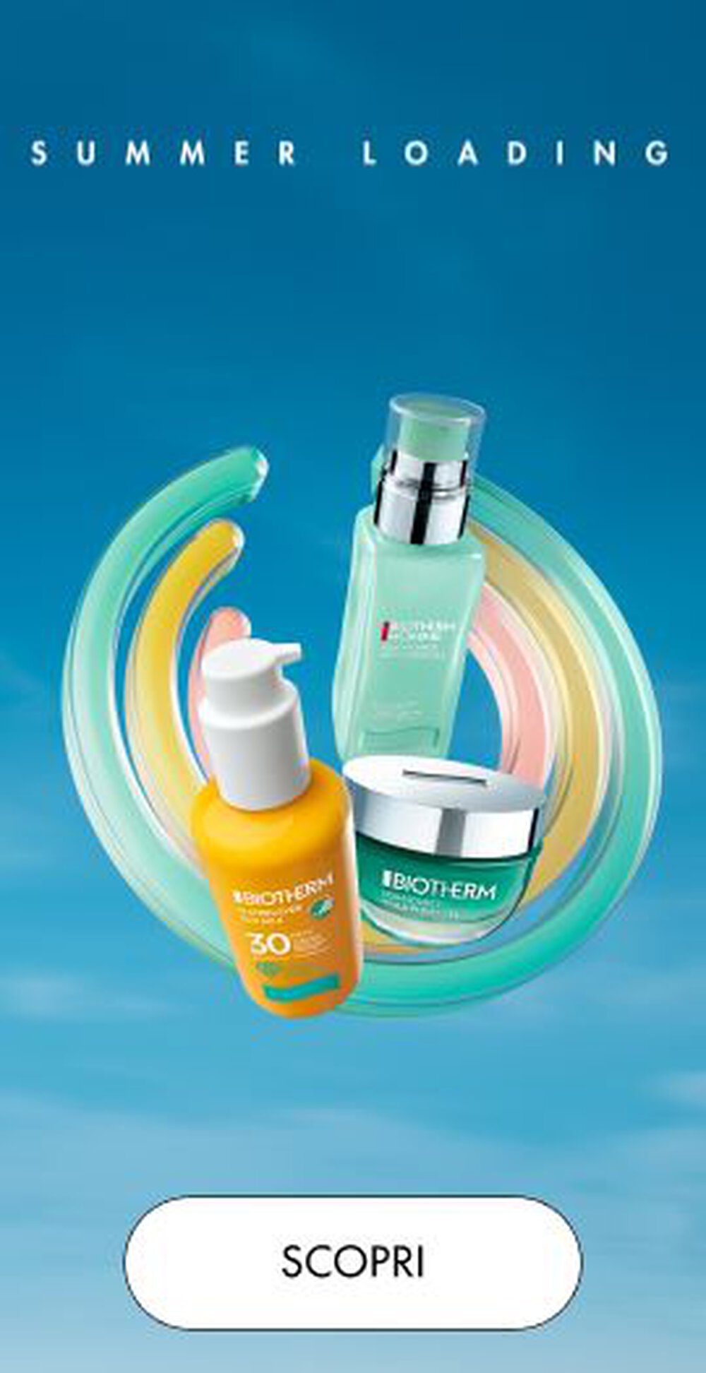 woman holding a phone showing the bioscan service